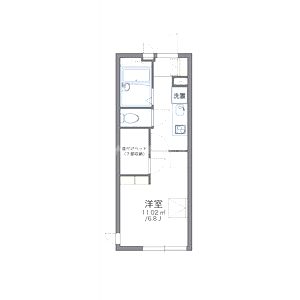 レオパレス青渓の間取り図