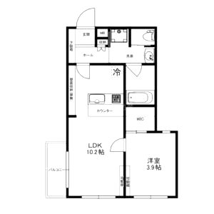 GRAN KOBELIA津門大箇町の間取り図