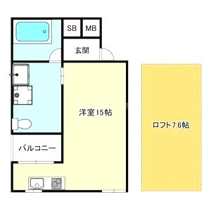 パロス山本通りの間取り図