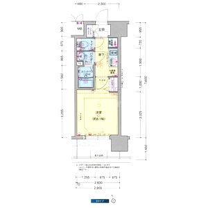 プレサンス大国町ブライスの間取り図