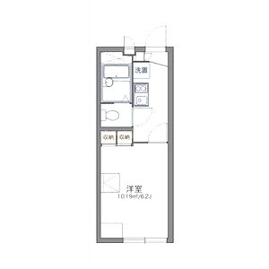 レオパレスつばさの間取り図
