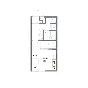 レオパレスグランデVIIの間取り図