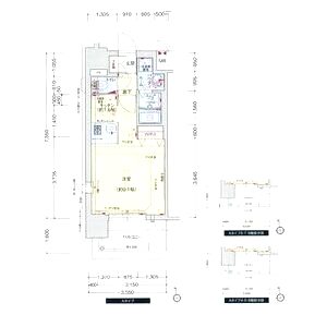 プレサンス玉造駅前の間取り図