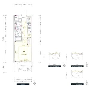 プレサンス玉造駅前の間取り図