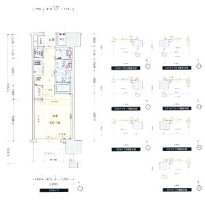 プレサンス玉造駅前の間取り図