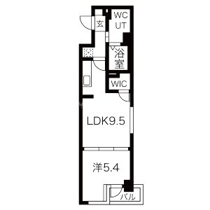 プラネシア烏丸御池の間取り図