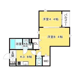 AO開明の間取り図