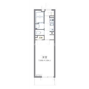クレイノコンフォーティア SRの間取り図
