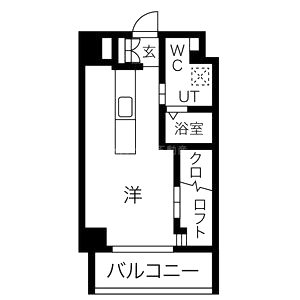アイボリーポワント難波WESTの間取り図
