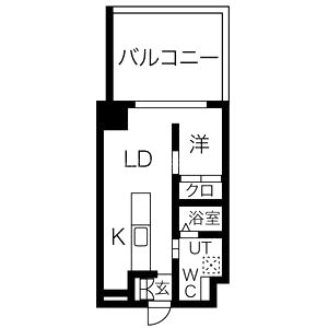 アイボリーポワント難波WESTの間取り図