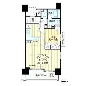 ザ・大阪レジデンス備後町の間取り図