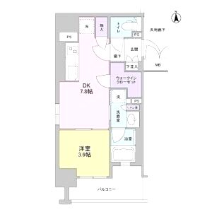 ザ・大阪レジデンス備後町の間取り図