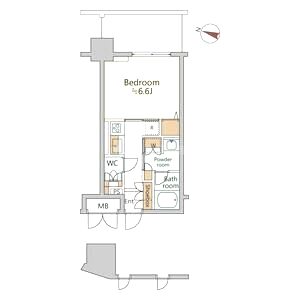 ジオエント西宮北口の間取り図