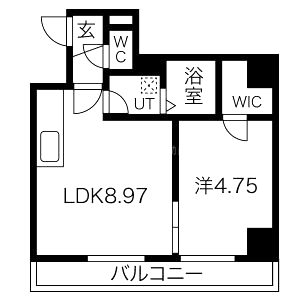 パーラム豊津の間取り図