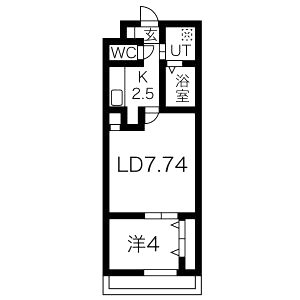 パーラム豊津の間取り図