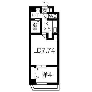 パーラム豊津の間取り図