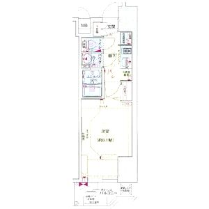 ララプレイス ザ・神戸シルフの間取り図