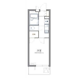 レオパレスJN Aの間取り図