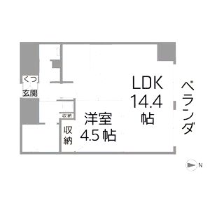 セレニテ梅田北Premiumの間取り図