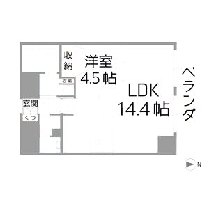 セレニテ梅田北Premiumの間取り図