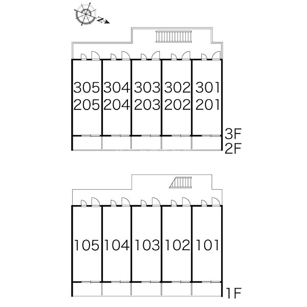 レオパレスシャンブル小林の室内写真2枚目