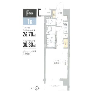 ソルテラス京都洛南の間取り図