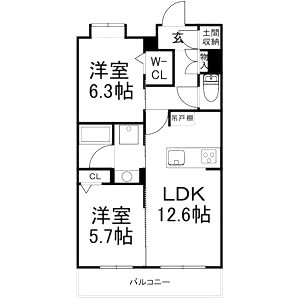 ShaMaison Feliciaの間取り図