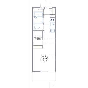 レオパレス見付山の間取り図