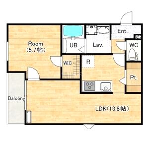 シエーナ楠葉ジェミオスの間取り図
