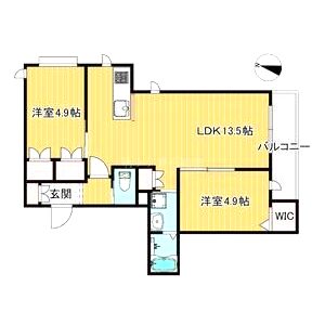 サンハイム米夢の間取り図