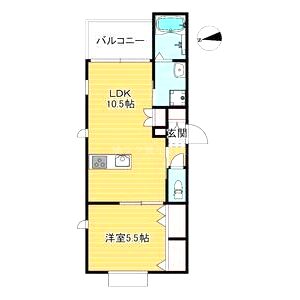 サンハイム米夢の間取り図