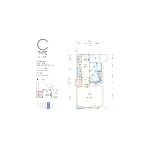 アドバンス難波ラシュレの間取り図