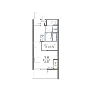 レオパレス寺地の間取り図
