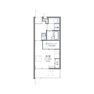 レオパレス寺地の間取り図