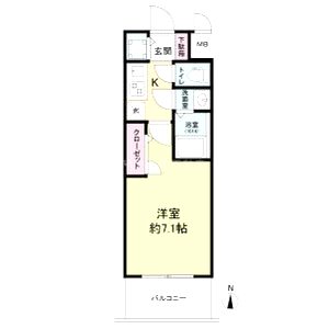 ライジングメゾン新大阪サウスの間取り図