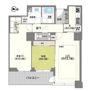 グランフロント大阪オーナーズタワーの間取り図