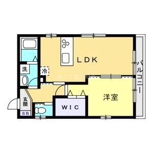 さくらコーポ百舌鳥の間取り図
