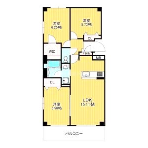 グラート緑地の間取り図