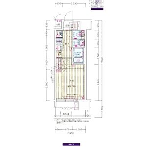 プレサンス尼崎アルモナの間取り図