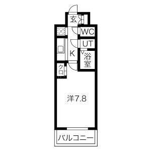 THE RESIDENCE Hの間取り図