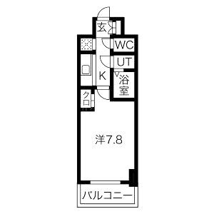 THE RESIDENCE Hの間取り図