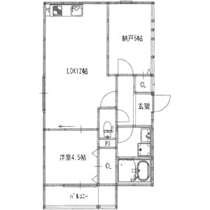 EIJU吹田南正雀の間取り図