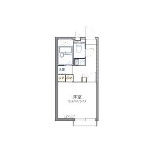 レオパレス六条の間取り図