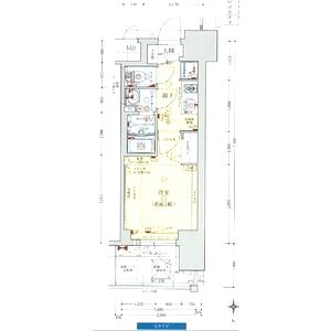 プレサンス新大阪ストリームの間取り図