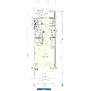プレサンス新大阪ストリームの間取り図