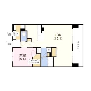 プレサンスロジェ森ノ宮の間取り図