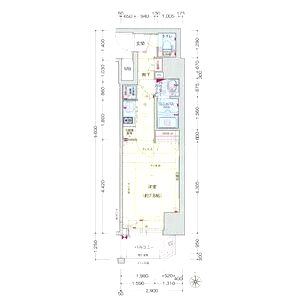プレサンス上町台リベルテの間取り図
