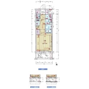 プレサンス大阪福島レシェンテの間取り図