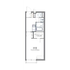 レオネクストオワゾーの間取り図