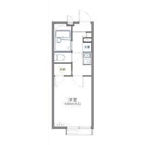 レオパレス京都の間取り図